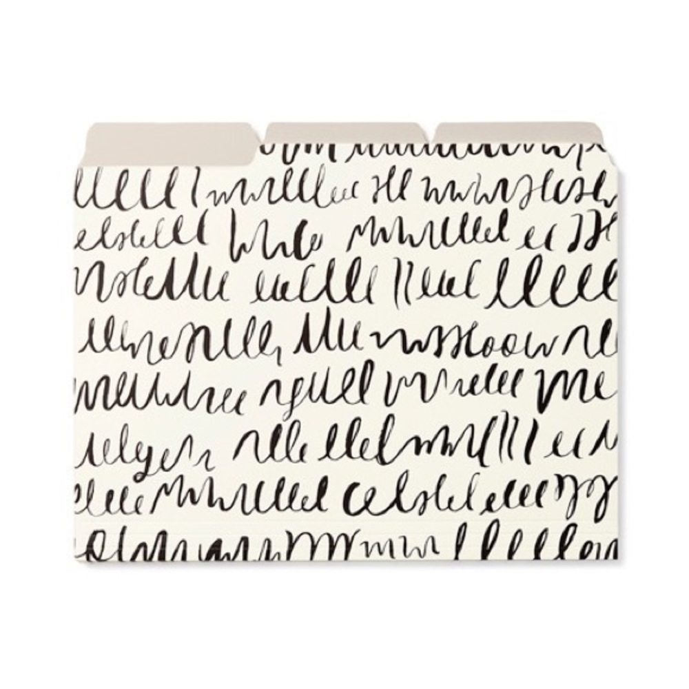 Kate Spade Hidden Meaning 6 File Folders
